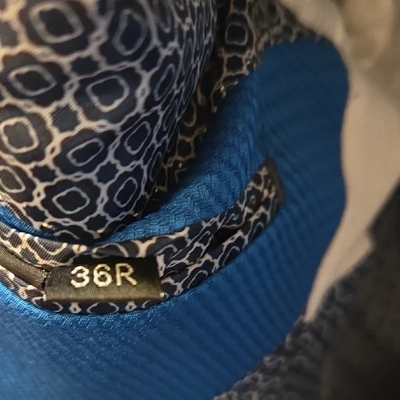 Royal Blue Men's Blazer - Picture 5 of 5